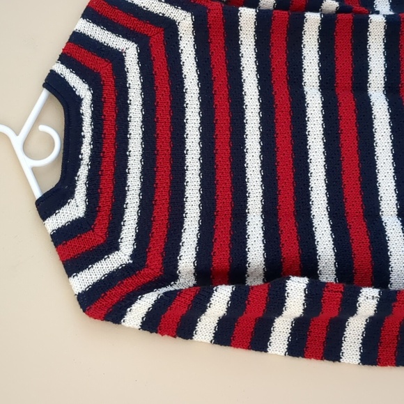 Small Joe Boxer Red White And Blue Striped Sweater 4th Of July Patriotic - Picture 10 of 13